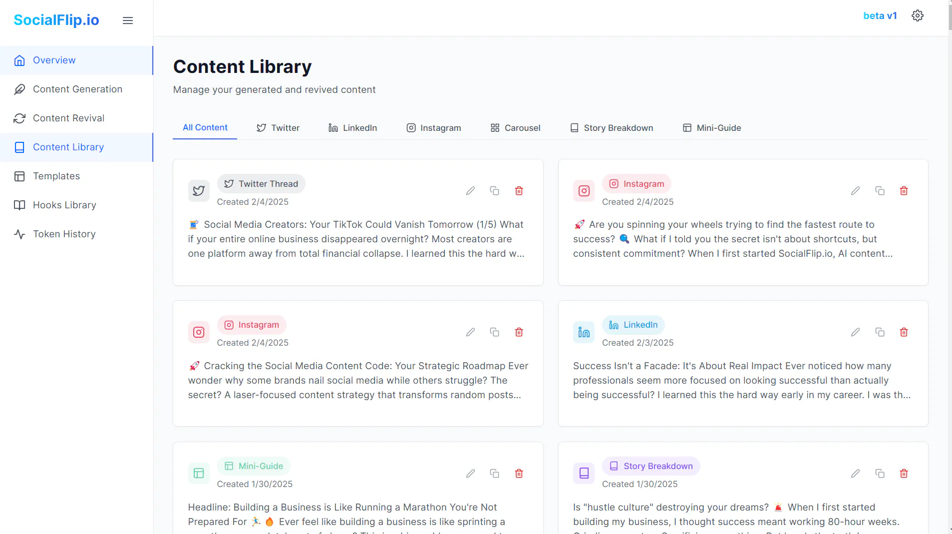 SocialFlip.app gallery image