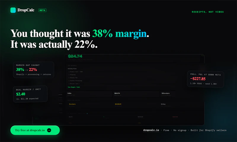 DropCalc screenshot 3