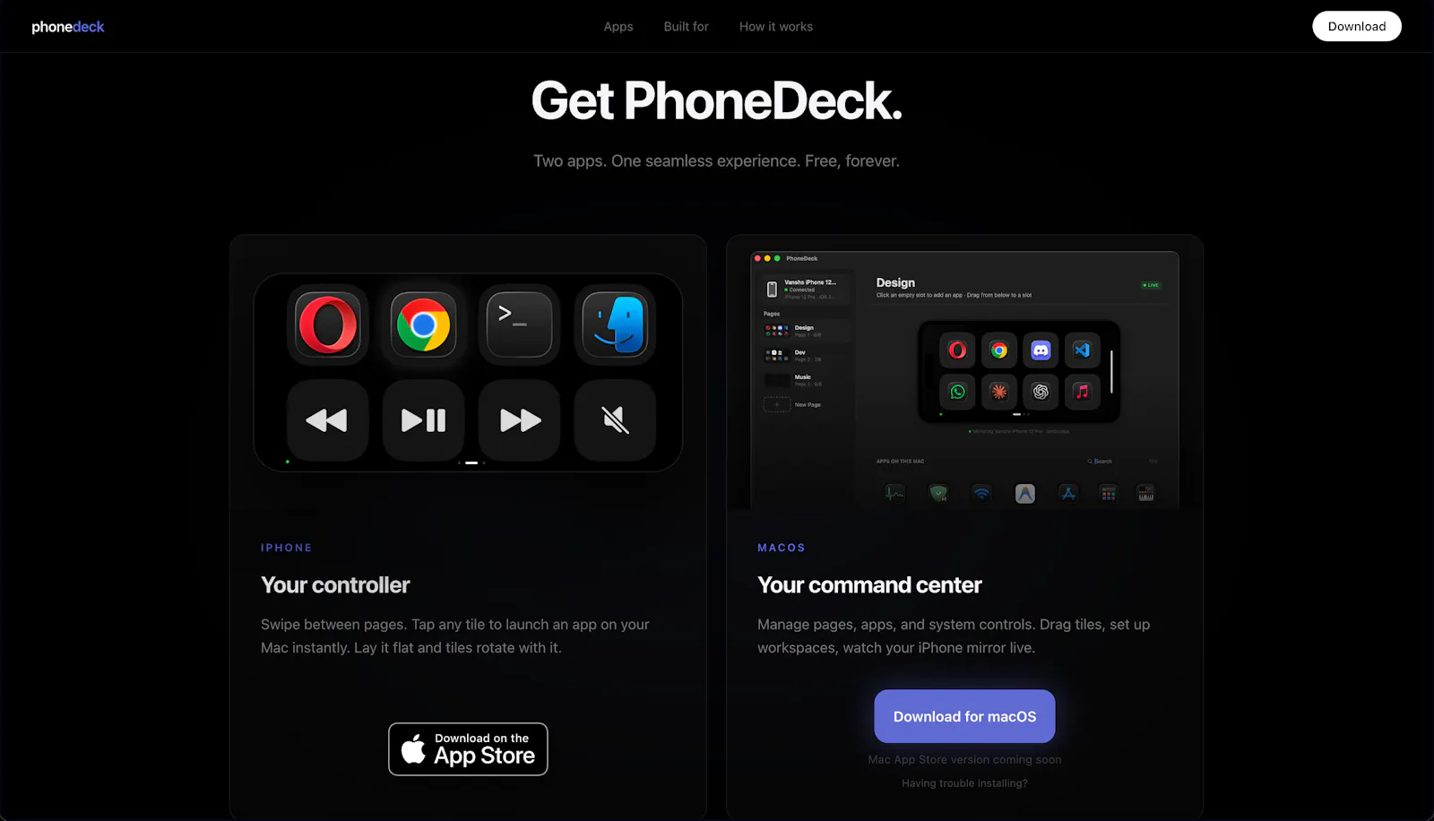 PhoneDeck screenshot 2