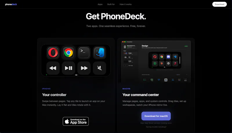 PhoneDeck screenshot 2