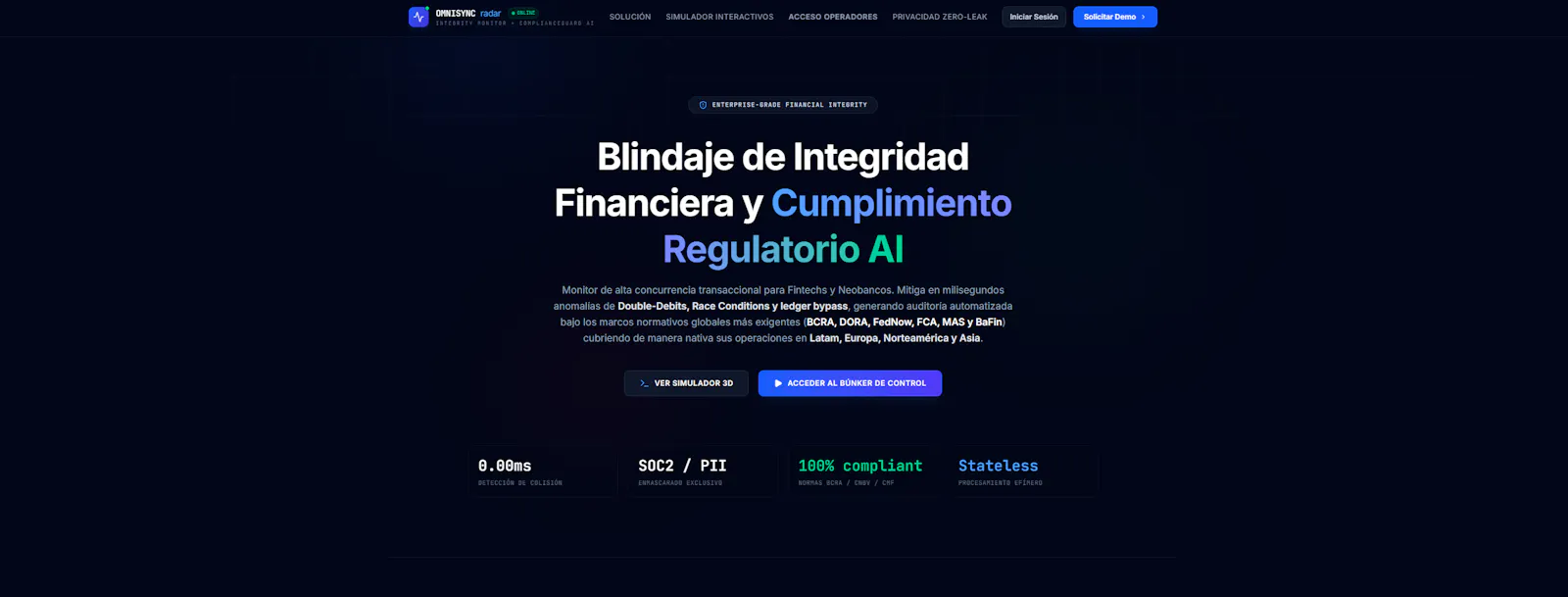 OmniSync QA Radar screenshot 2