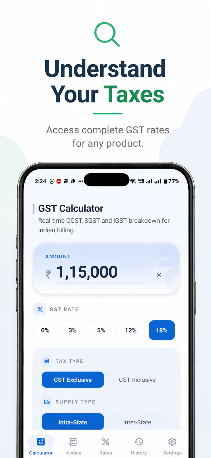 GST Calculator Tax Calculator screenshot 2