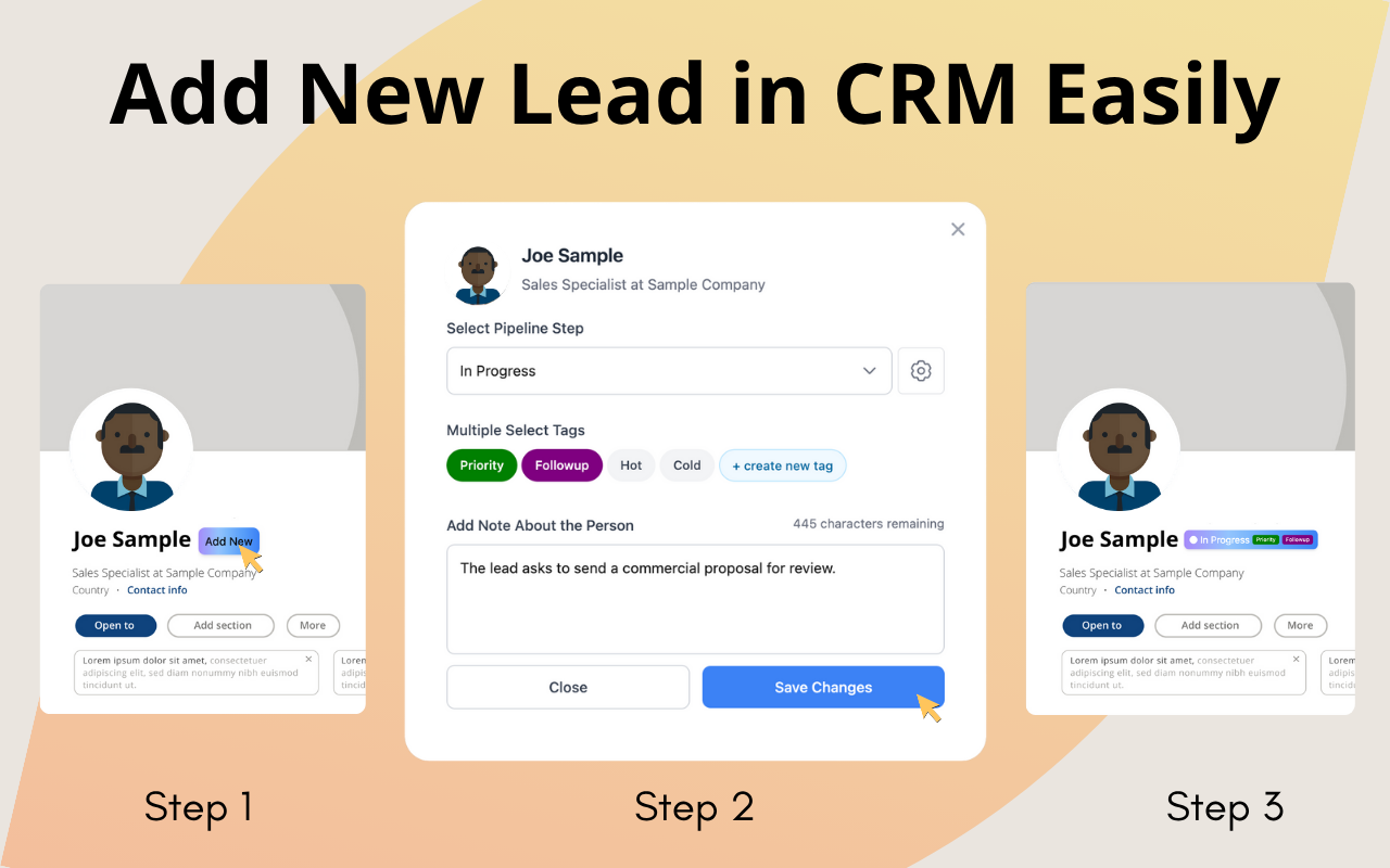 Lead management CRM - App for LinkedIn™ gallery image