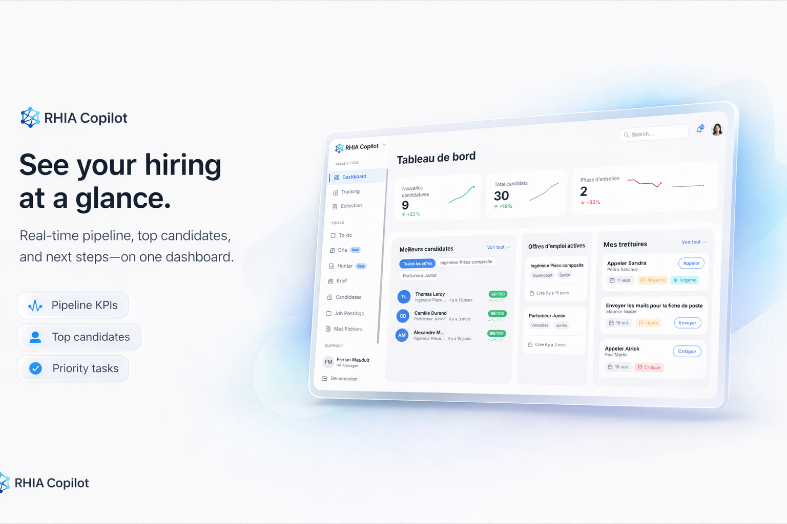 RHIA Copilot - Screenshot 2 showing product features and functionality