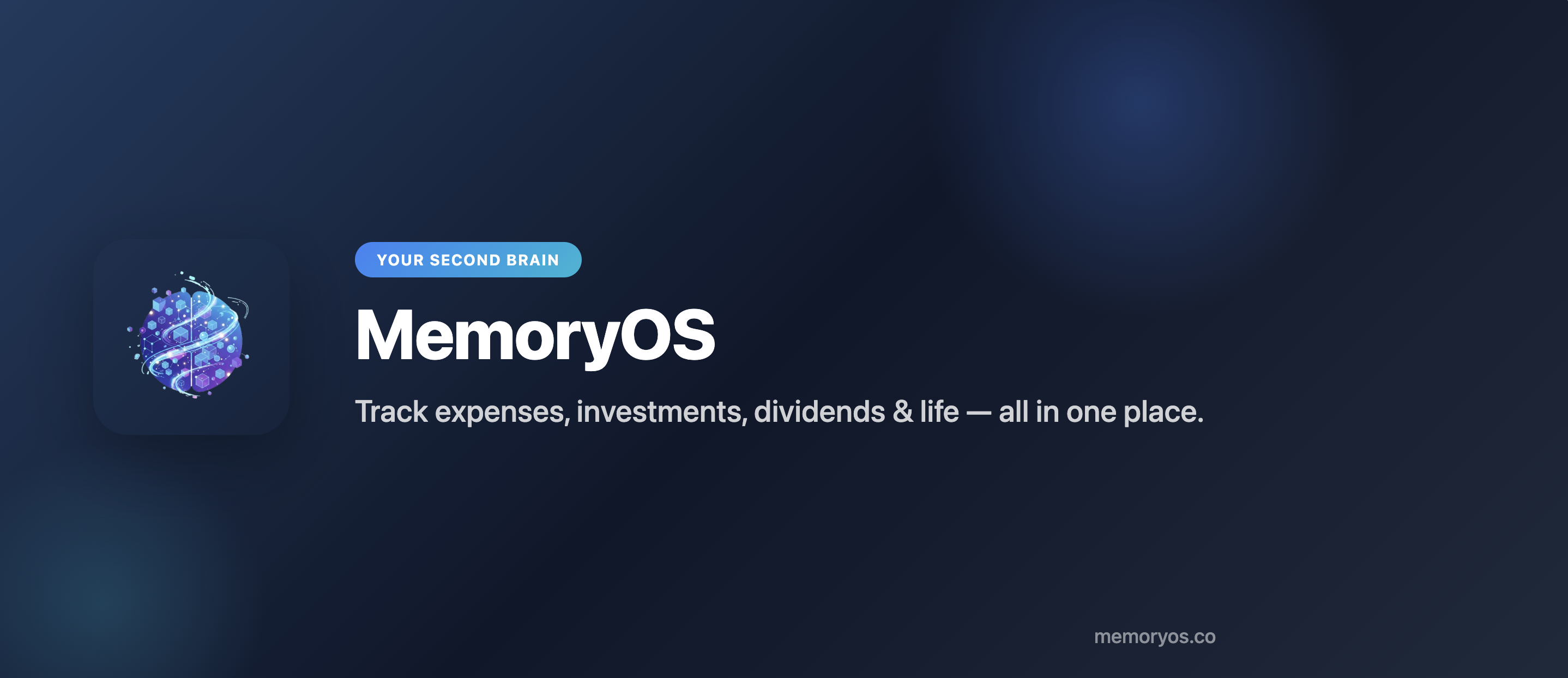 Memory OS - Main product screenshot demonstrating key features and user interface