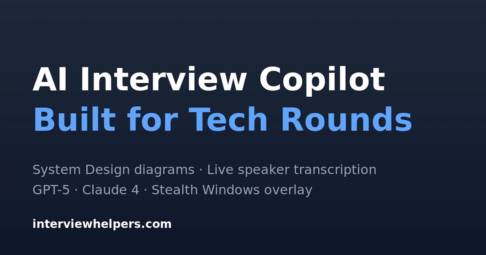 Interview Helpers screenshot 1