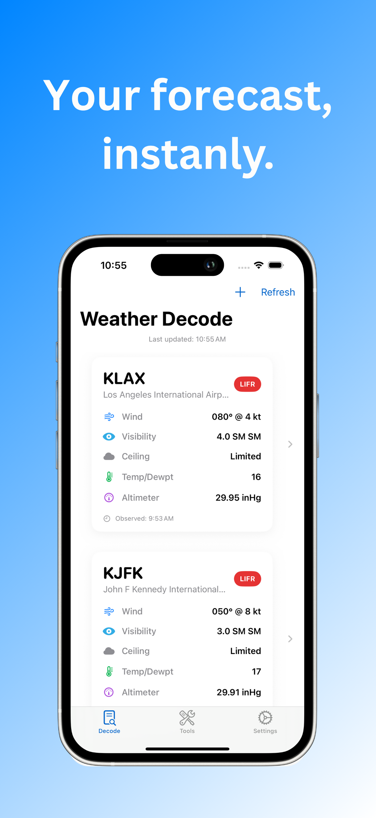 Wxpilot - Gedecodeerd weer voor piloten media 1