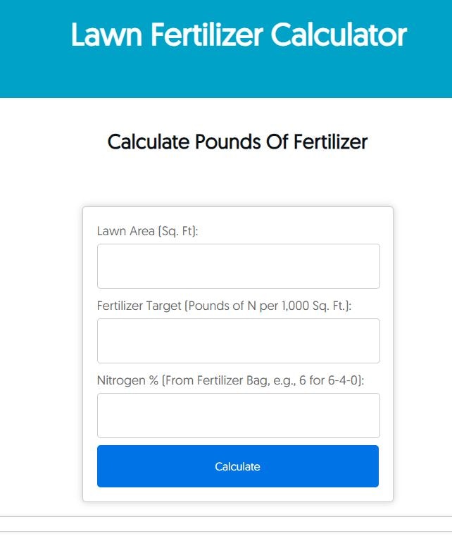 Lawn Fertilizer Calculator media 2