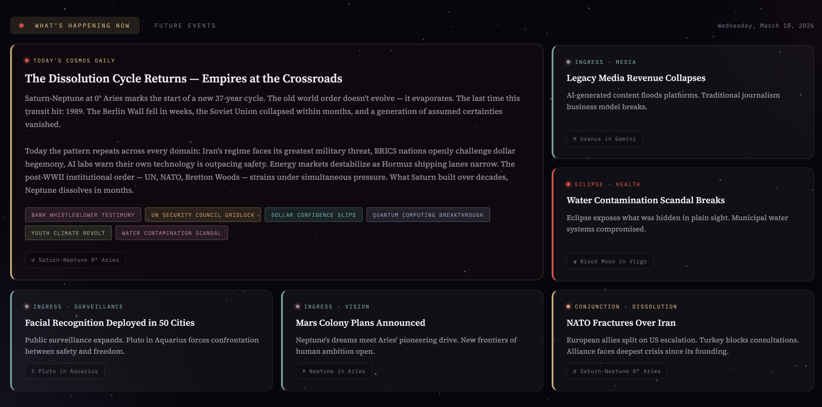 Cosmos Daily media 2