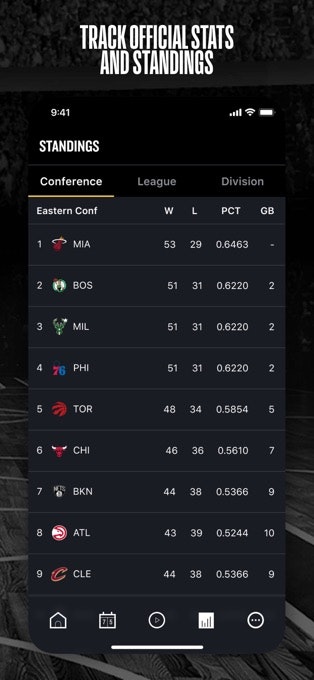 新的NBA应用程序媒体4