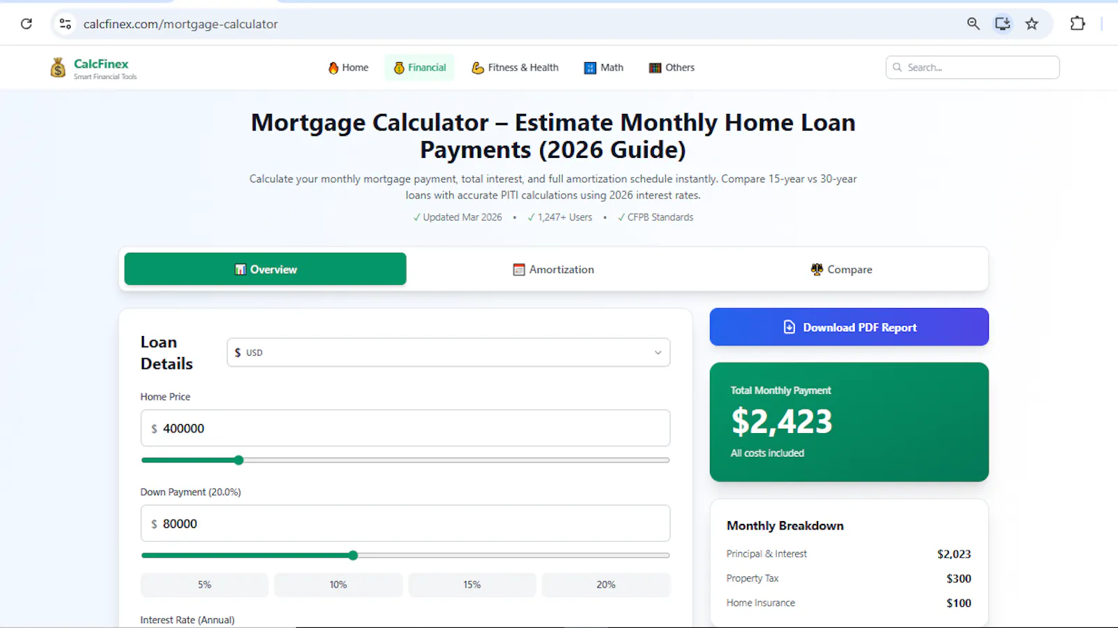 CalcFinex screenshot 3