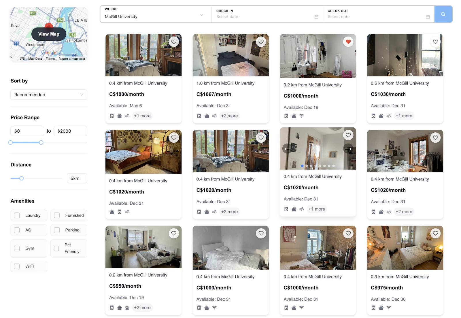 Exchange Sublet screenshot 1