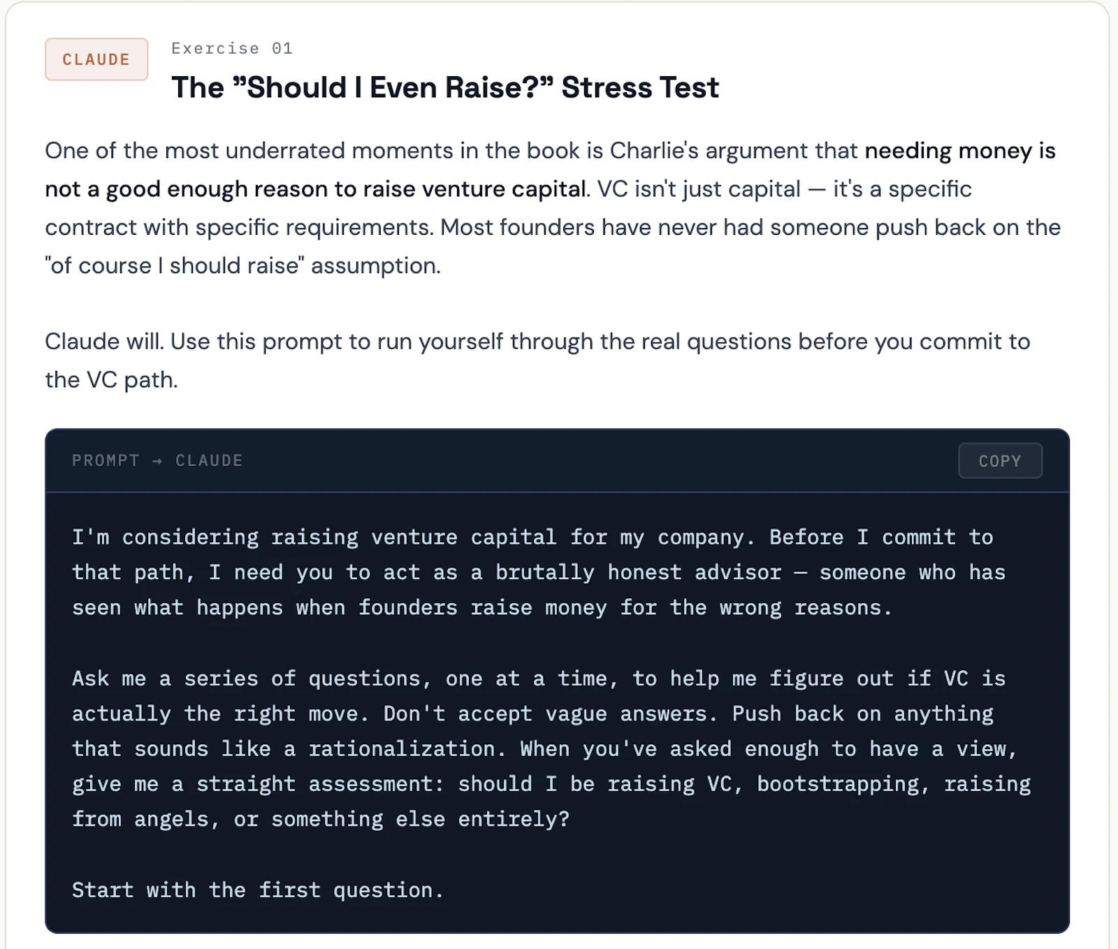 Founder Unfriendly:Book+Startup AI Coach screenshot 1