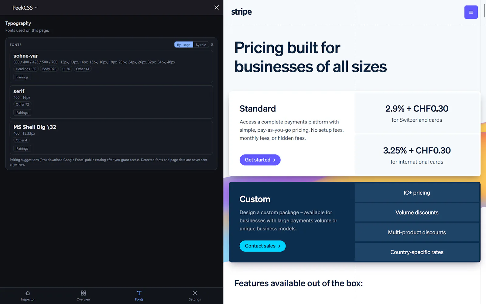 PeekCSS screenshot 3