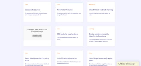 Growthhacklist 2.0 gallery image