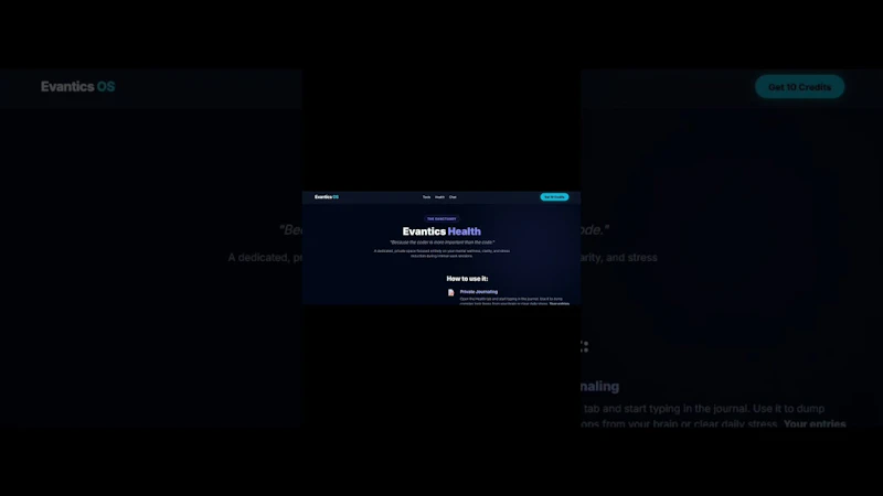 Evantics screenshot 1 (video preview)