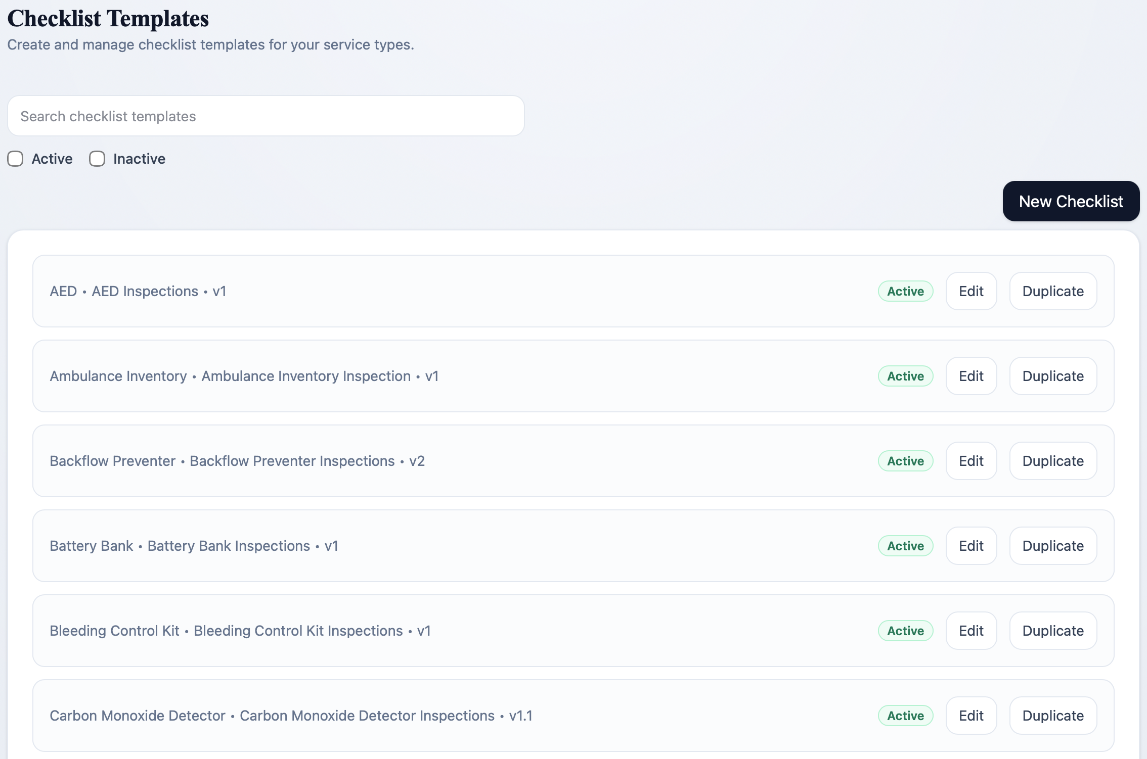 Inspection Logging gallery image