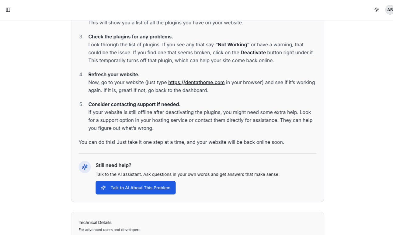 TalkToWP gallery image