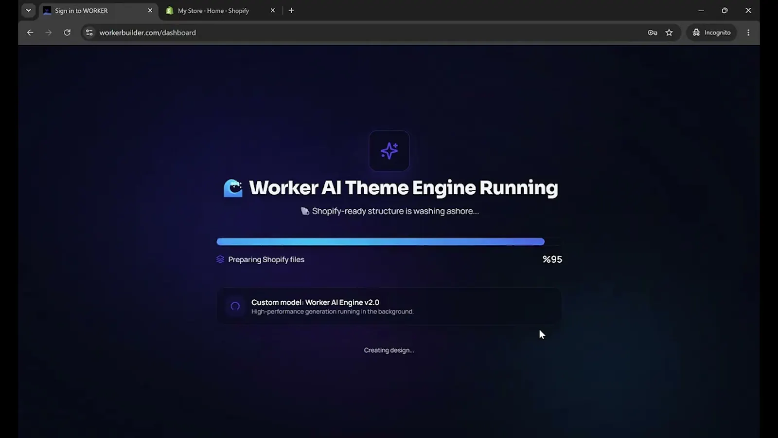 Worker Builder screenshot 1 (video preview)