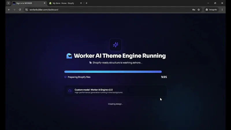 Worker Builder screenshot 1 (video preview)