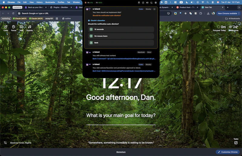 X Island screenshot 2