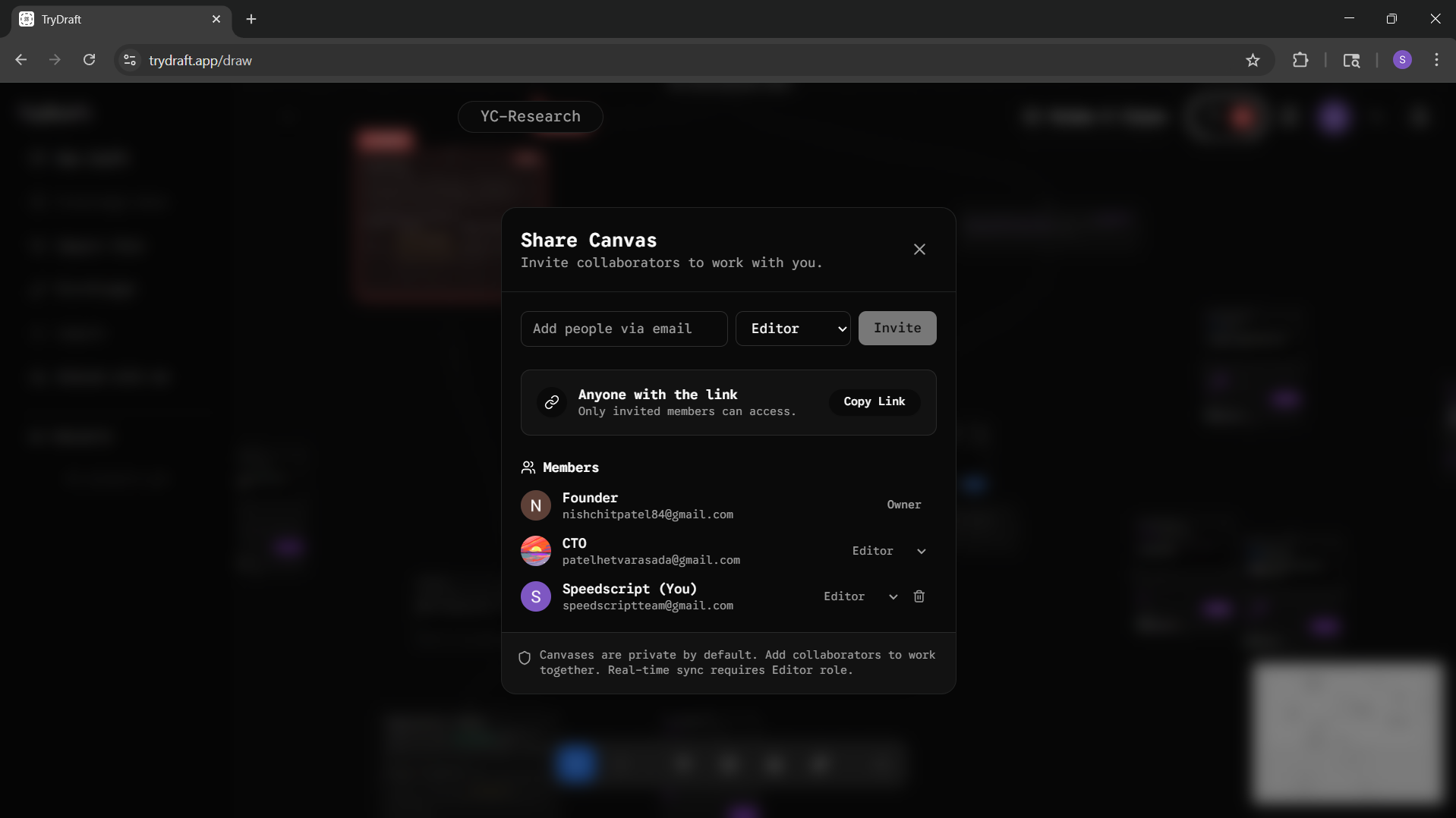 TryDraft gallery image