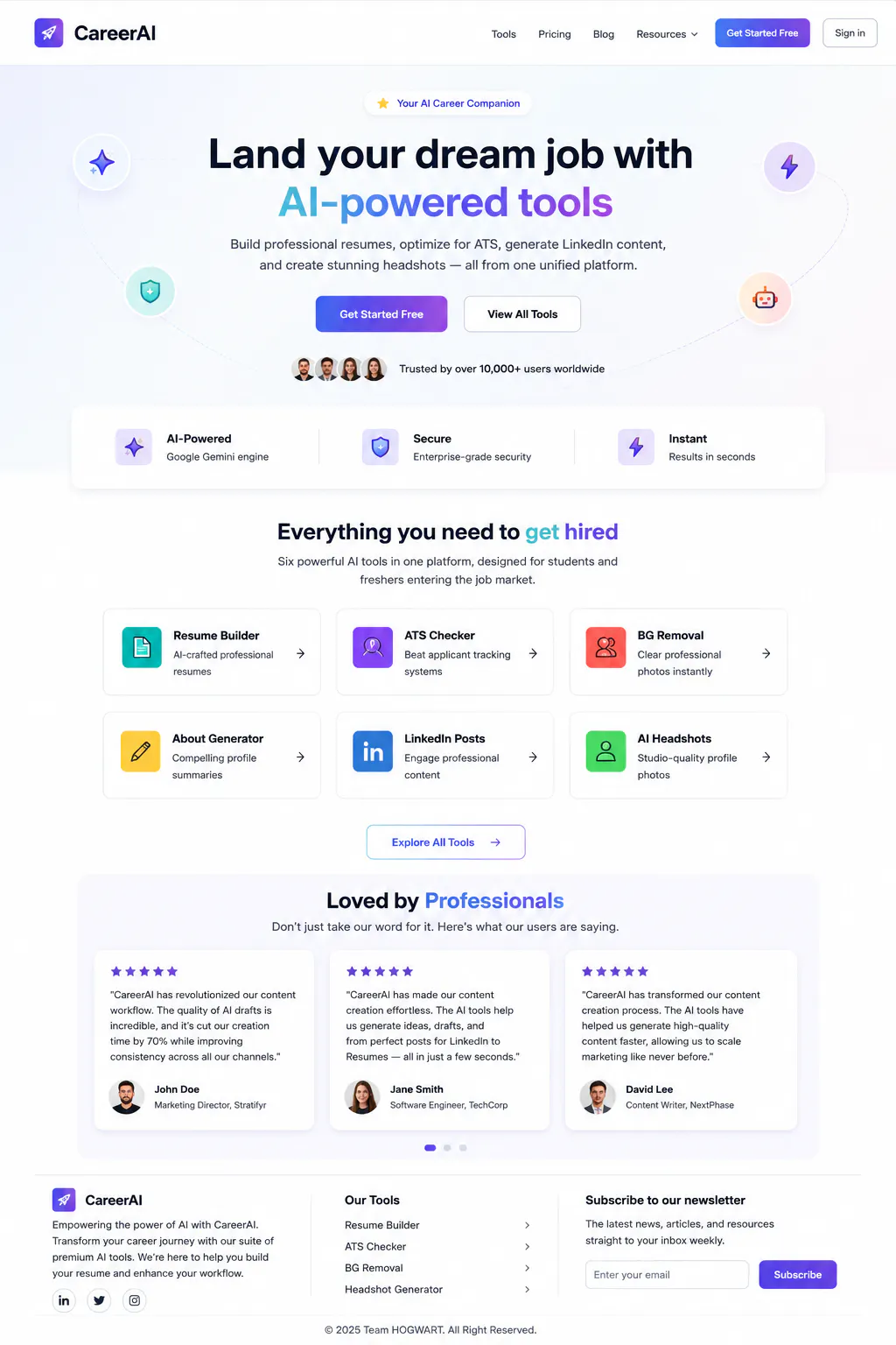 CareerAI screenshot 1
