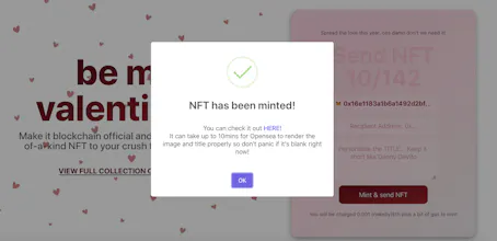 Be My ValentiNFT gallery image