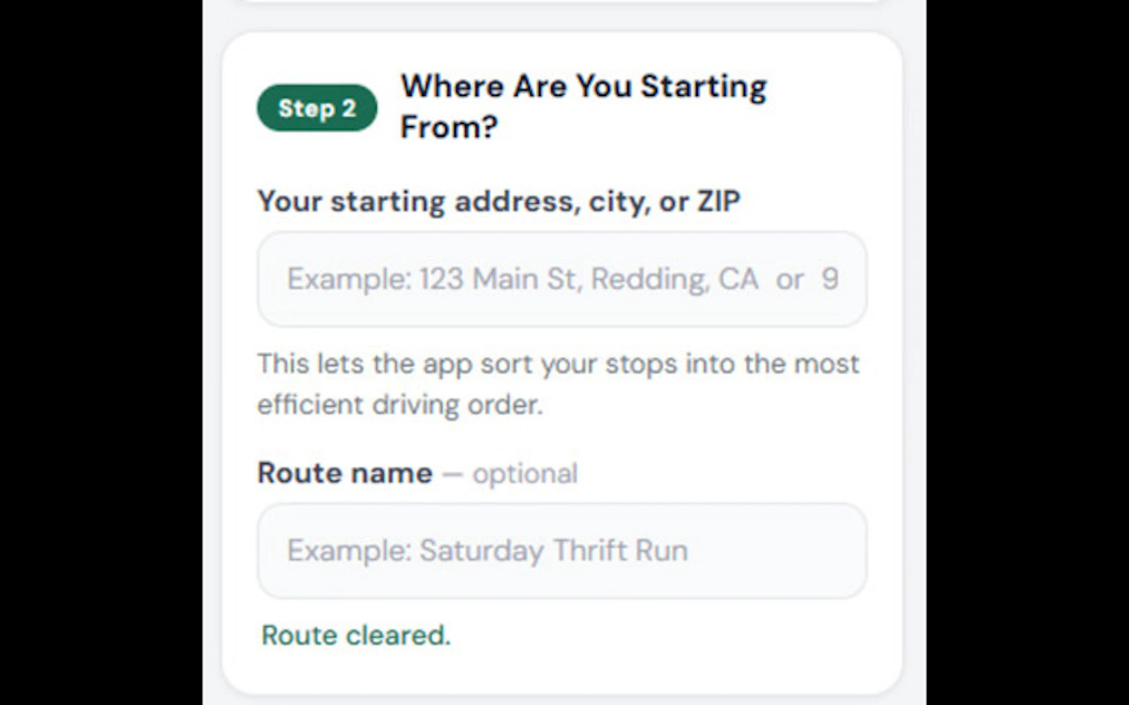 Reseller Route Builder screenshot 3
