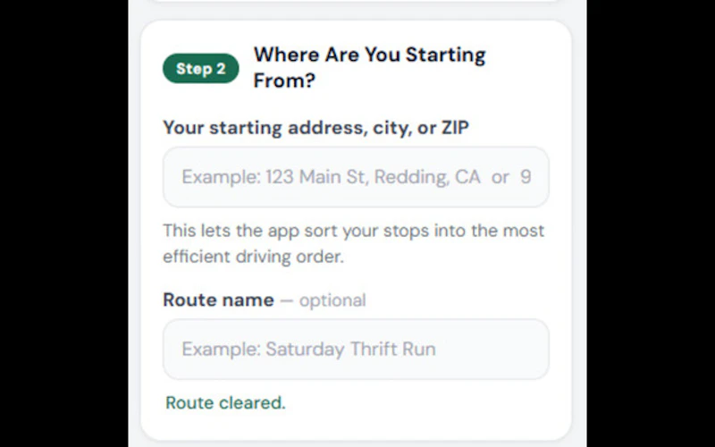 Reseller Route Builder screenshot 3