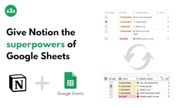 Notion2Sheets gallery image