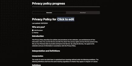 No BS Privacy Policy Generator gallery image