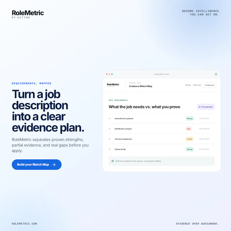 RoleMetric screenshot 3