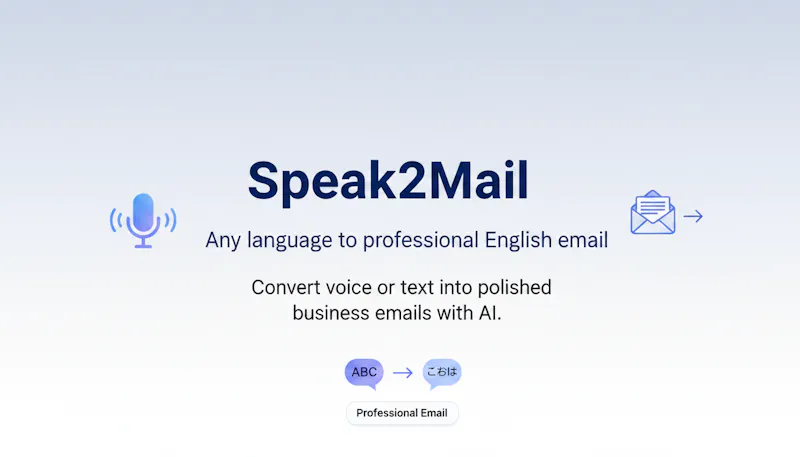 Just Speak ->Professional emails screenshot 1