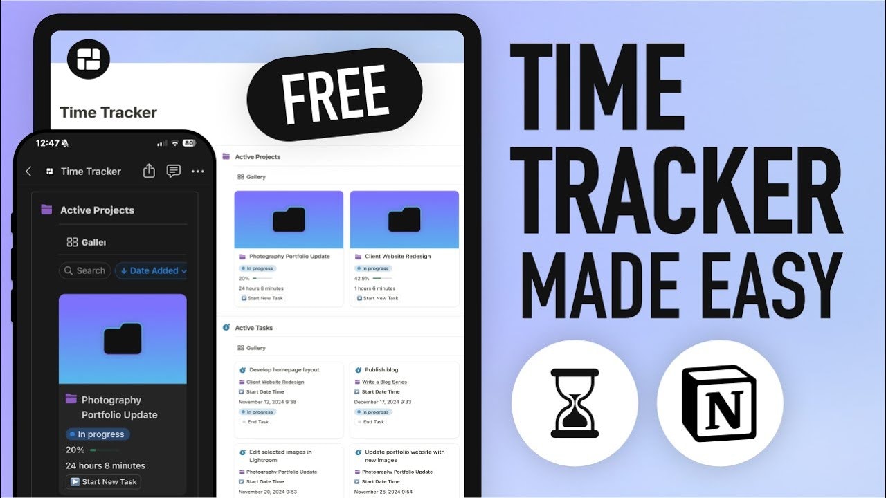 Notion Time Tracker ⏱ gallery image