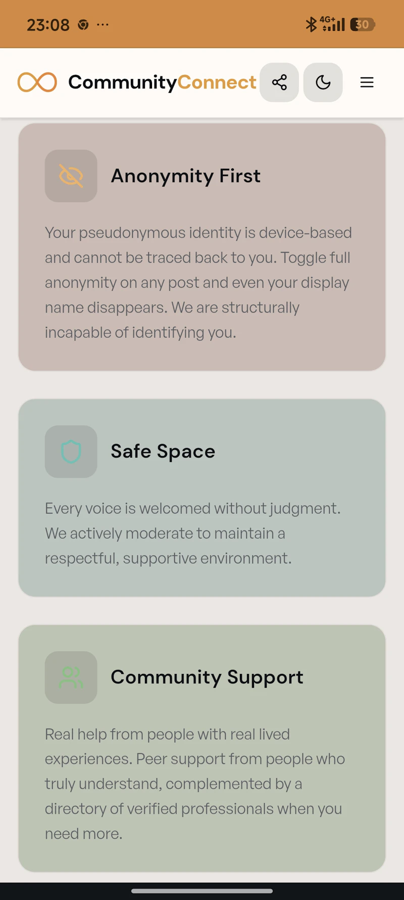CommunityConnect.Forum  screenshot 2