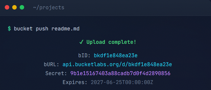 Bucket Labs - Main product screenshot demonstrating key features and user interface