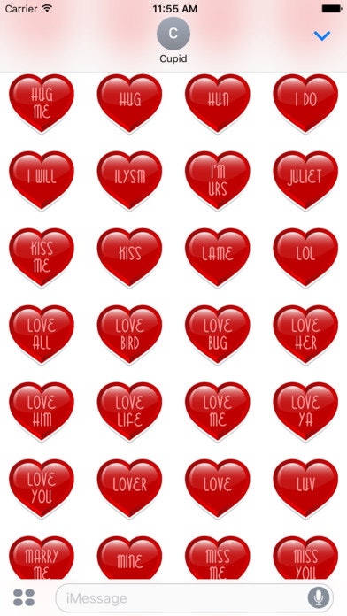 Conversation Heart Stickers gallery image