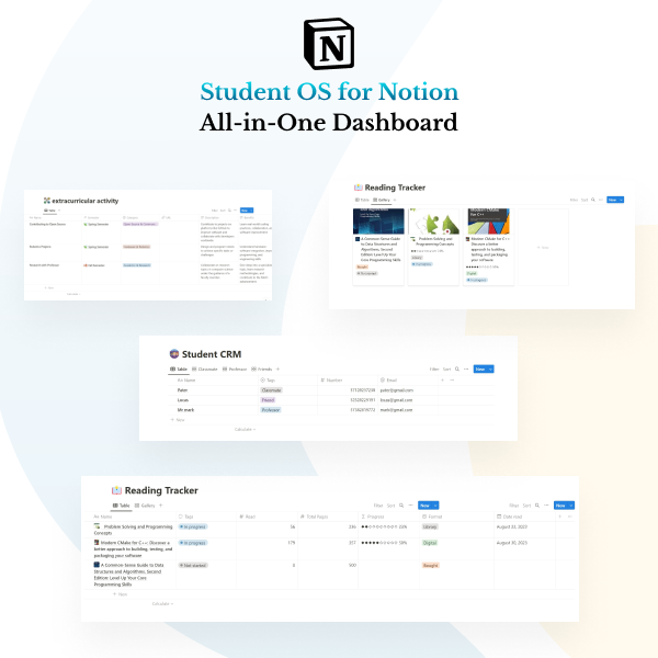 Média Student OS: Tableau de bord tout-en-un 4