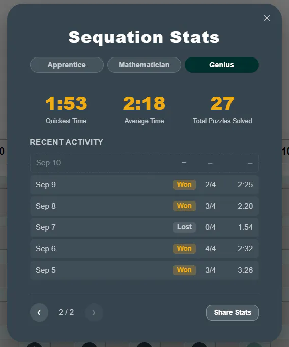 Sequation gallery image