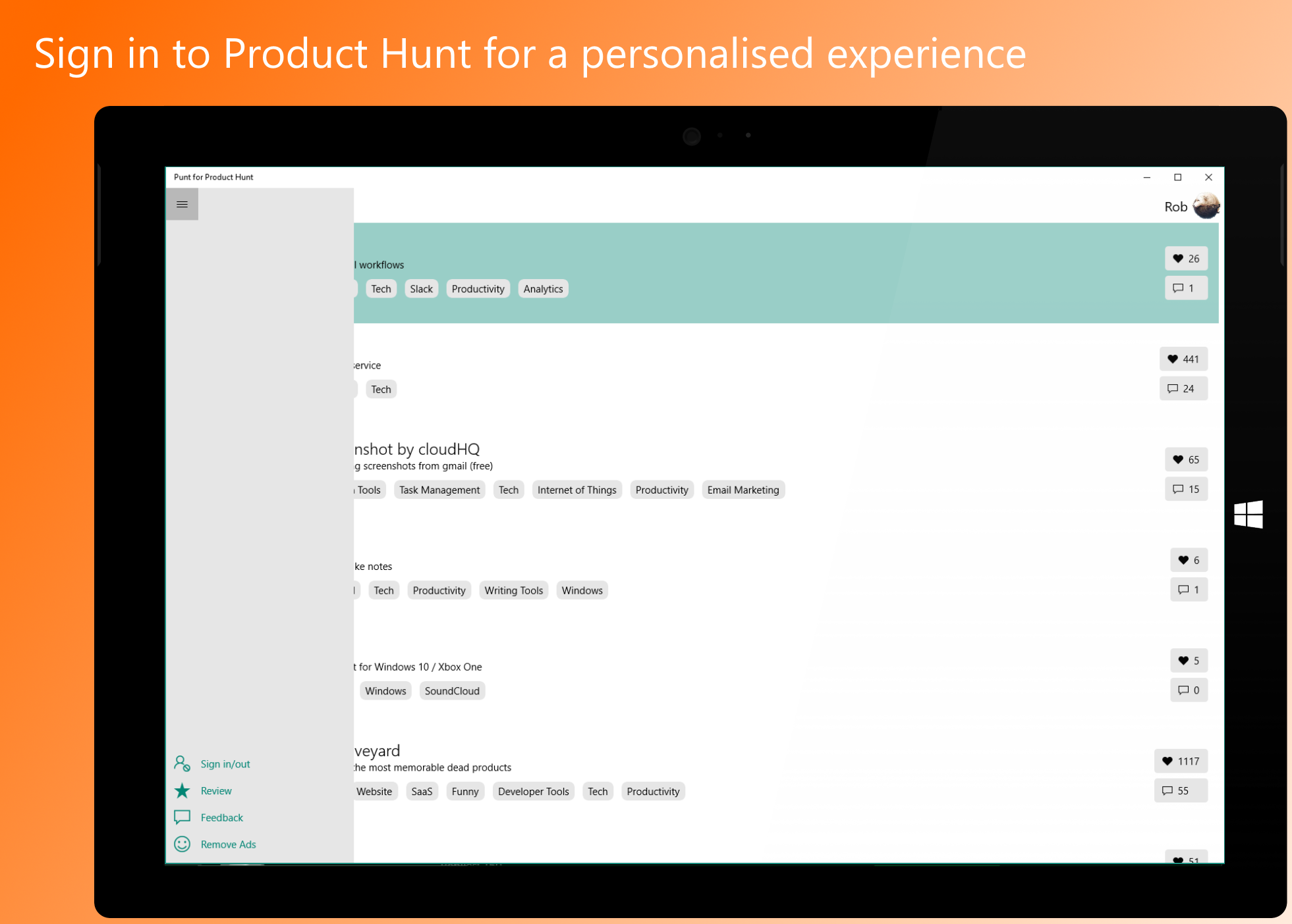 Punt for Product Hunt (Discontinued) gallery image
