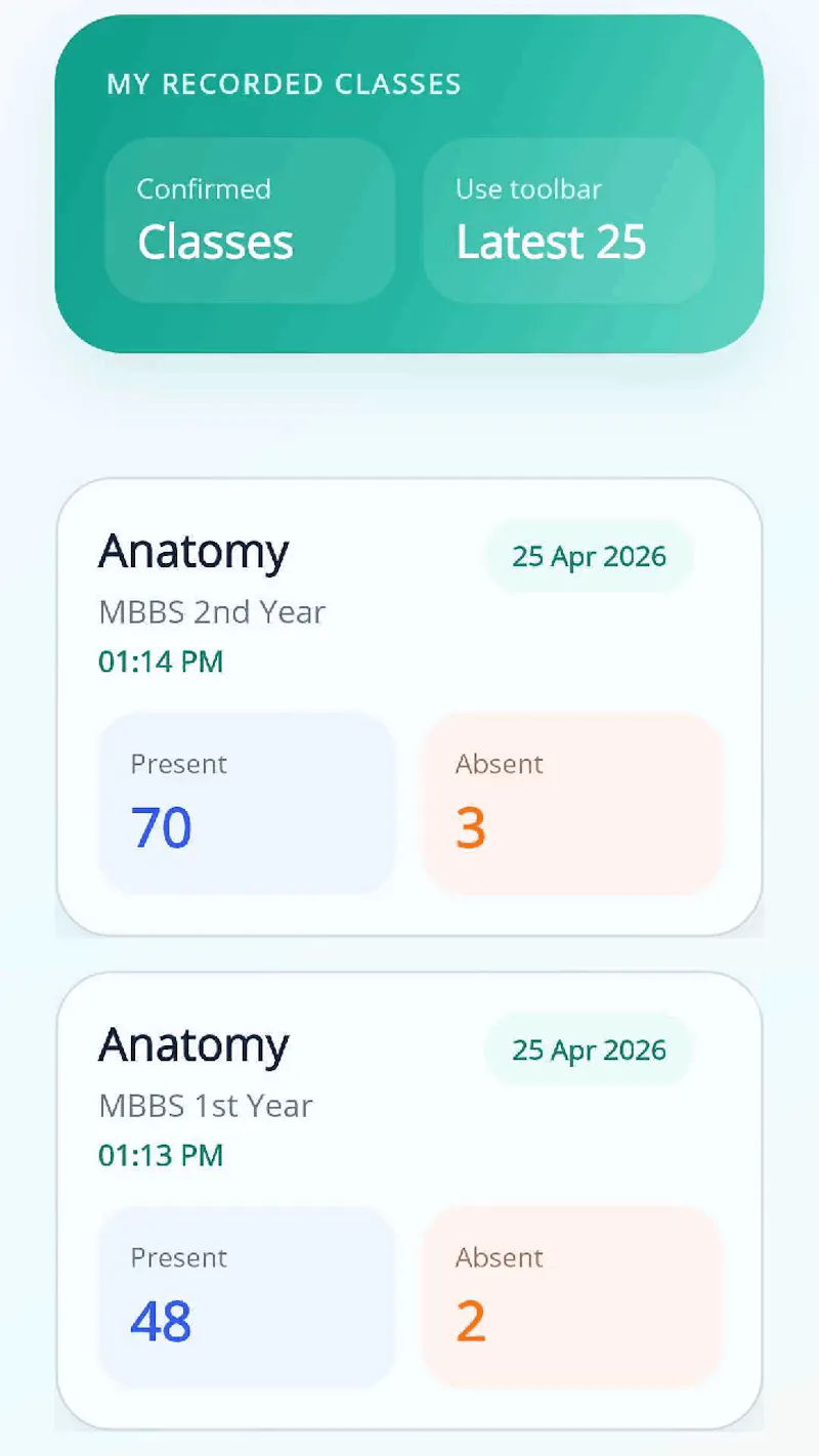 Attendance Management system – ASTGD screenshot 2