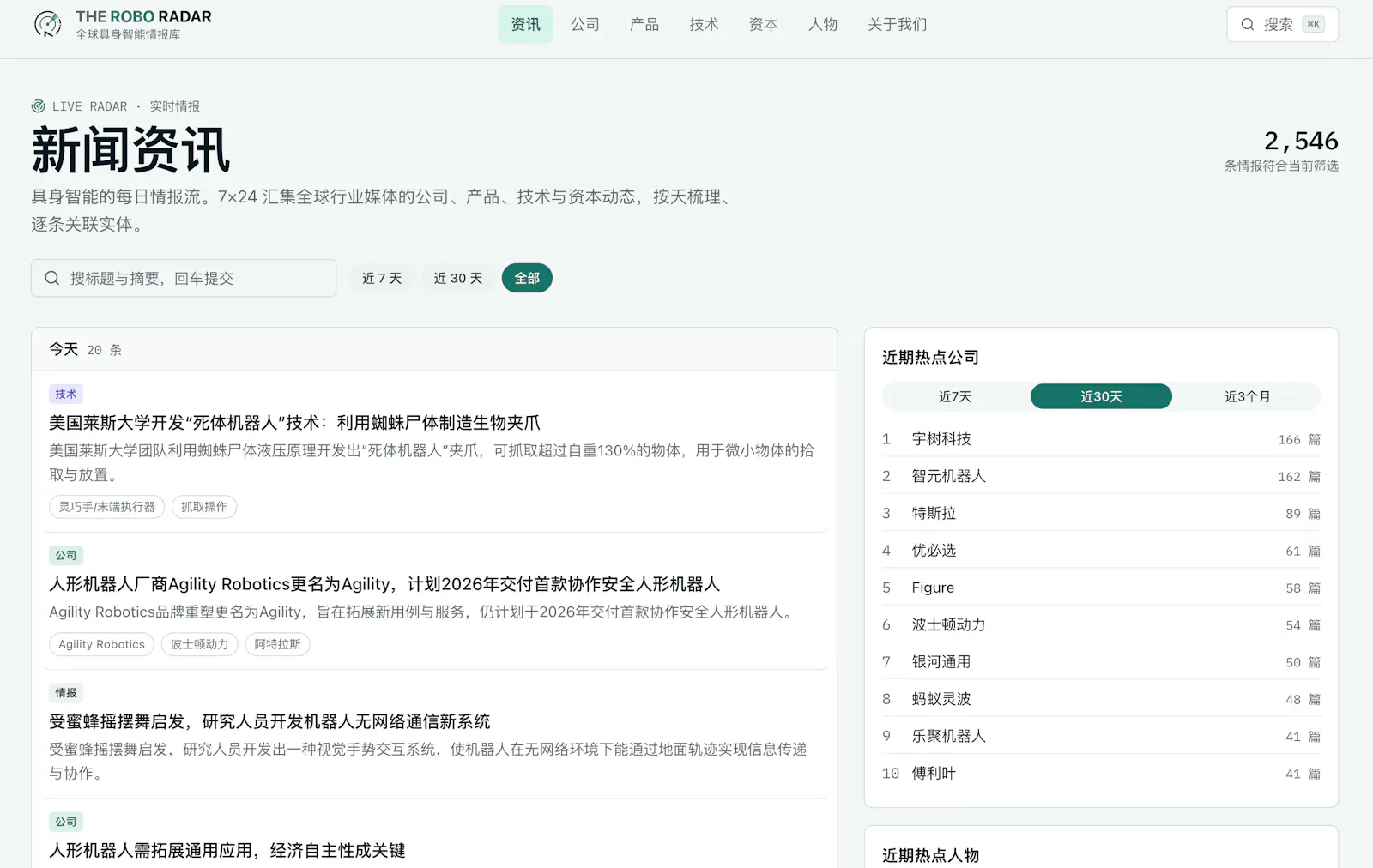 theRoboRadar screenshot 2
