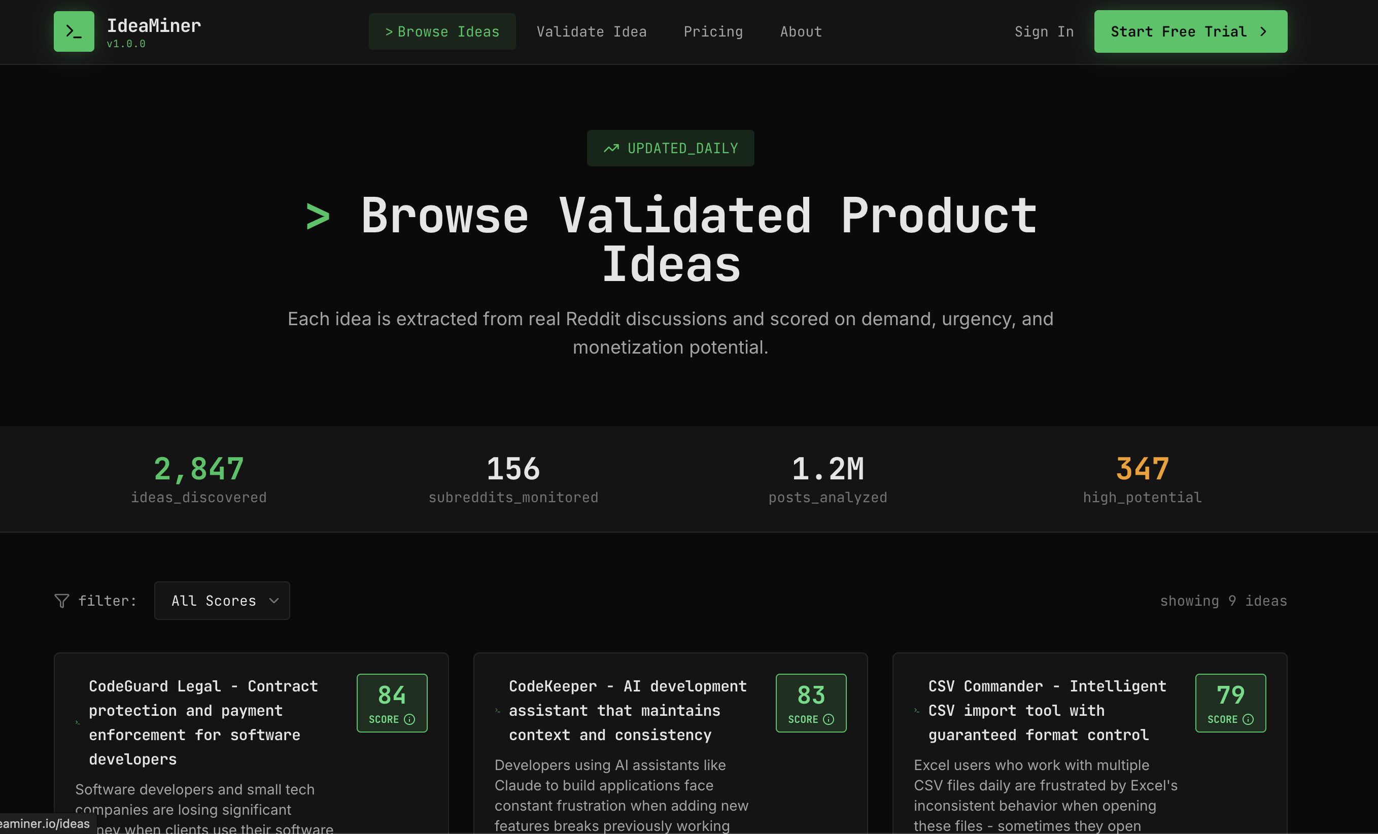 ideaminer  gallery image