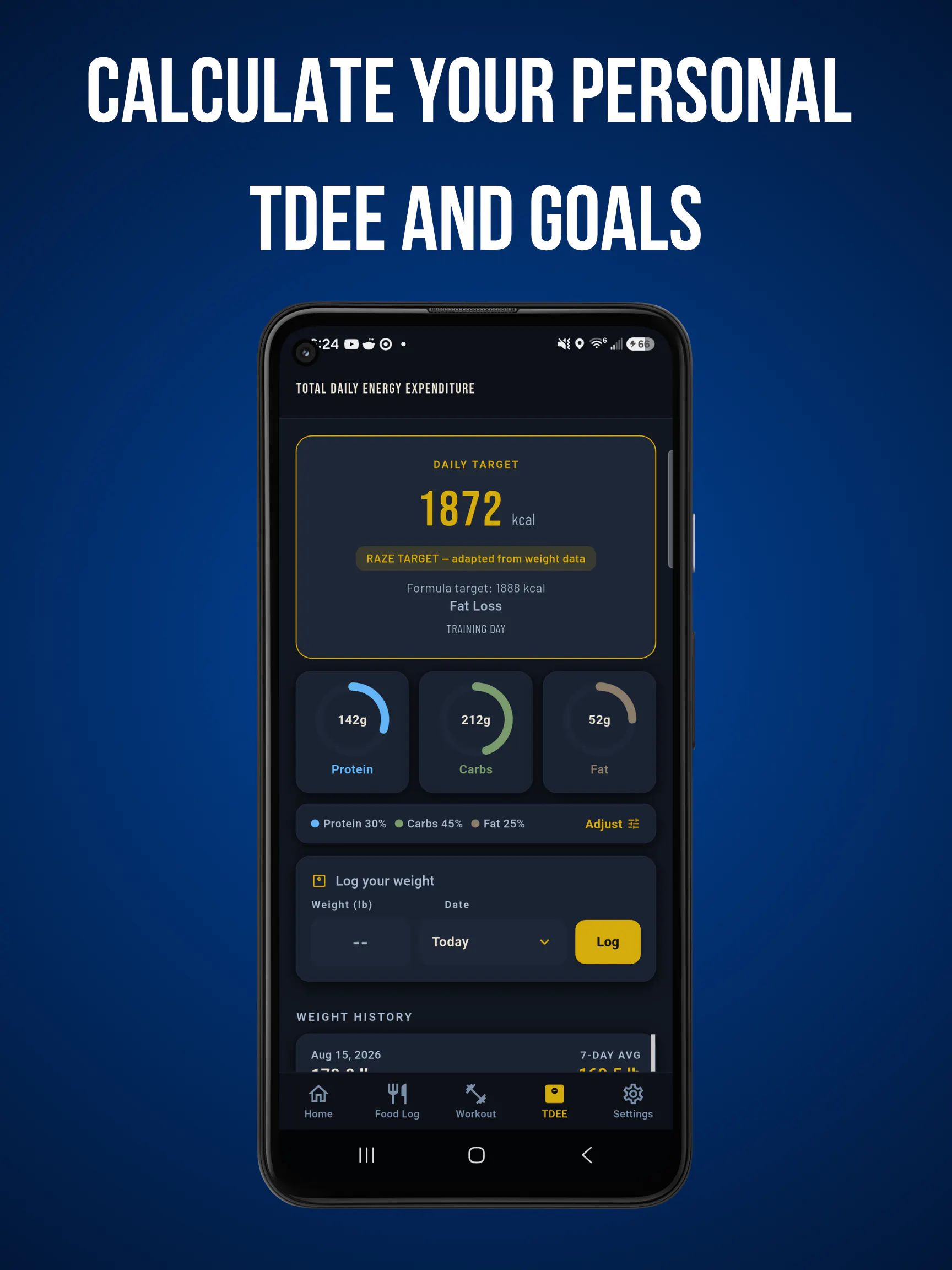 Raze: Macro & Workout Tracker gallery image