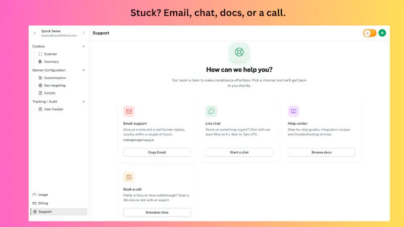 One Privacy screenshot 9
