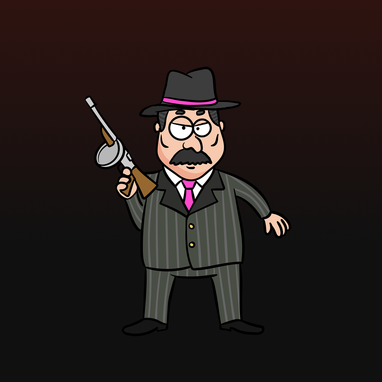 Mafia - Find the traitor - Product Hunt launch logo and brand identity