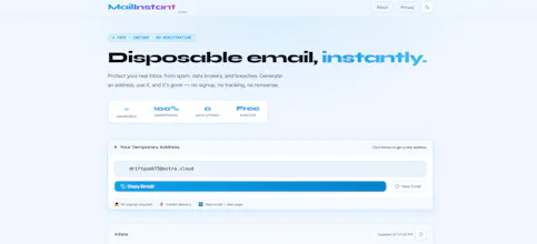 Mailinstant Free Temporary Email Address gallery image