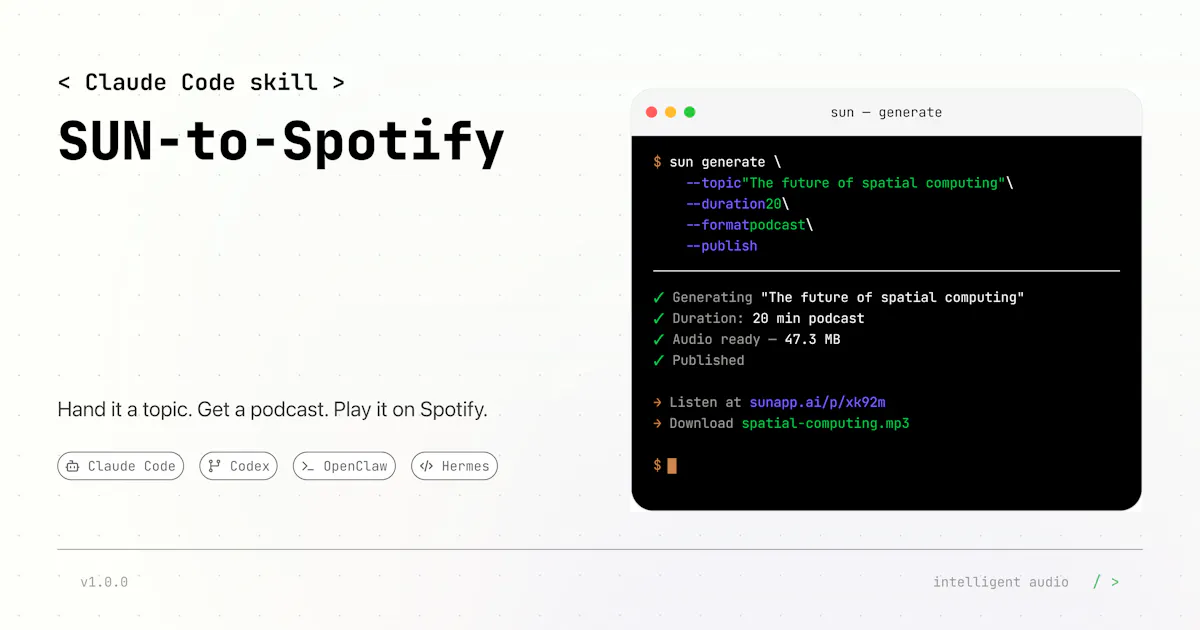 SUN-to-Spotify