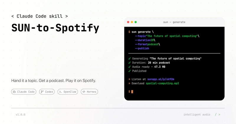 SUN-to-Spotify  screenshot 2